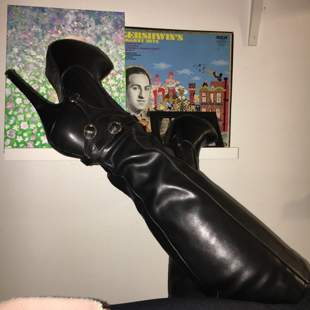 Black Platform Boots
